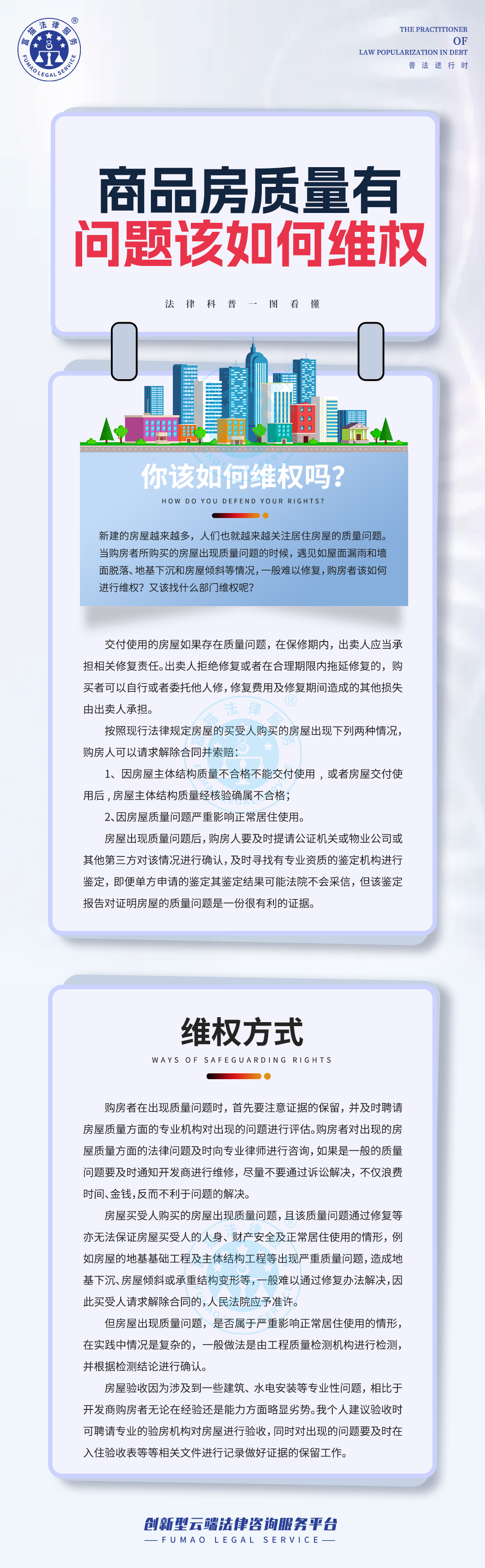全民普法丨商品房質(zhì)量有問題該如何維權(quán)？